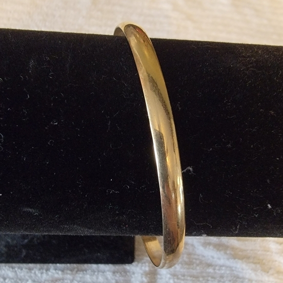 None Jewelry - Gold-tone Bangle Bracelet
